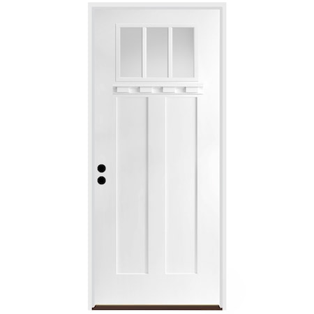 Trimlite Exterior Single Door, Right Hand/Inswing, 1.75 Thick, Fiberglass 3080RHISPSFHER3033C691626DB